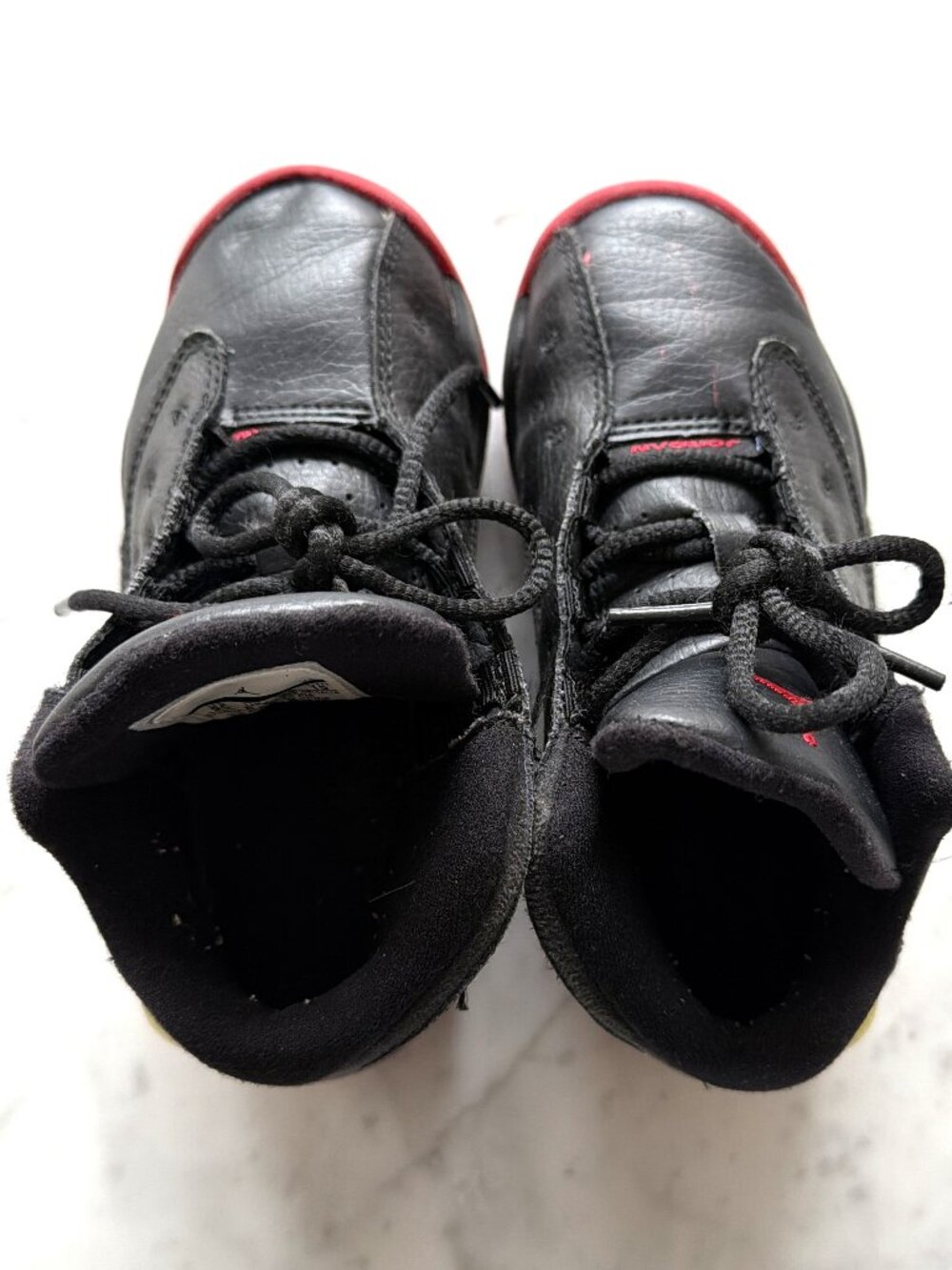 Nike Jordan Toddler 9C Kids Black and Red Sneakers